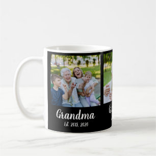 Taza De Café Abuela Estableció Escritura Negra 3 Foto