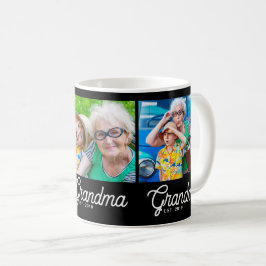 Taza De Café Abuela Estableció Escritura Negra 3 Foto Aislada