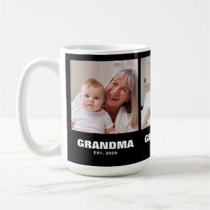 Taza De Café Abuela Estableció Negrita Negra 3 Foto