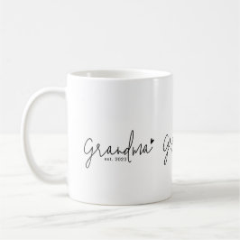 Taza De Café Abuela Estableció Nuevo Regalo de Abuela