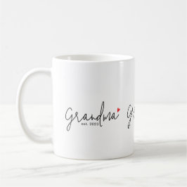 Taza De Café Abuela Estableció Nuevo Regalo de Abuela