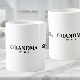 Taza De Café Abuela Estableció Nuevo Regalo de Abuela