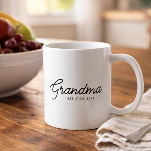 Taza De Café Abuela Estableció Nuevo Regalo de Abuela