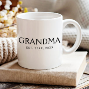Taza De Café Abuela Estableció Nuevo Regalo para Abuela