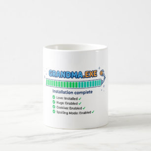 Taza De Café Abuela.exe Regalo Divertido para Abuela