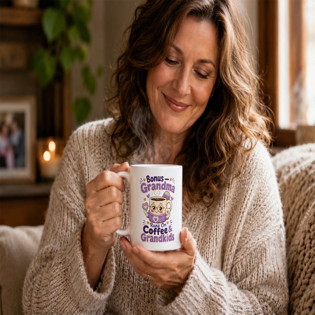 Taza De Café Abuela Extra Se Funciona Con Café Y Nietos Diverti (Sweet bonus grandma gift — for the grandma who loves coffee ☕)