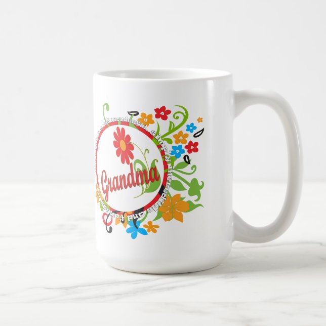 Taza De Café Abuela fantástica (Derecha)