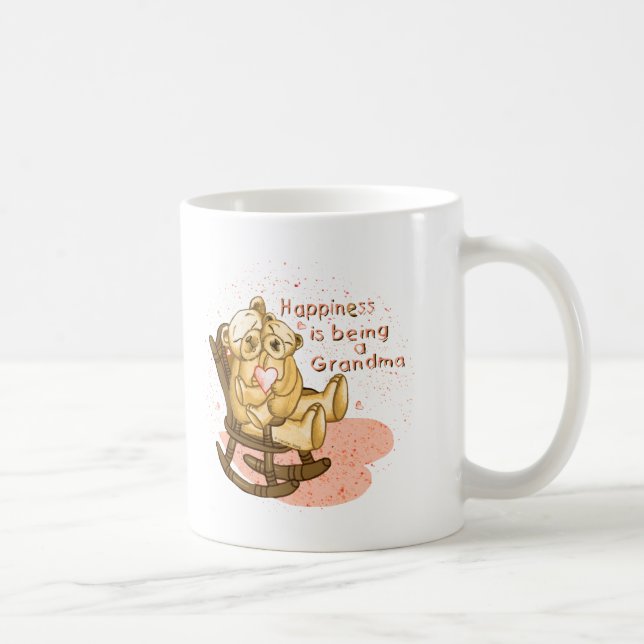 Taza De Café Abuela Feliz (Derecha)