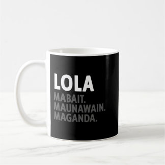 Taza De Café Abuela filipina Lola - Divertido filipino