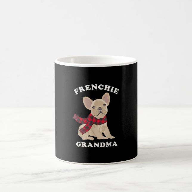 Taza De Café Abuela francesa obsequia a Bulldog francés familia (Centro)
