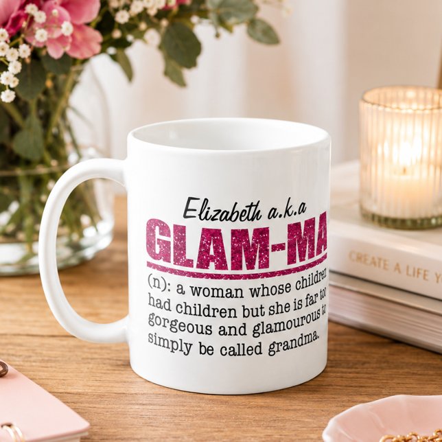 Taza De Café Abuela Glam - Abuela  (Subido por el creador)
