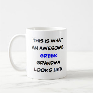 Taza De Café abuela griega, genial