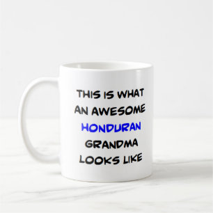 Taza De Café abuela hondureña, impresionante