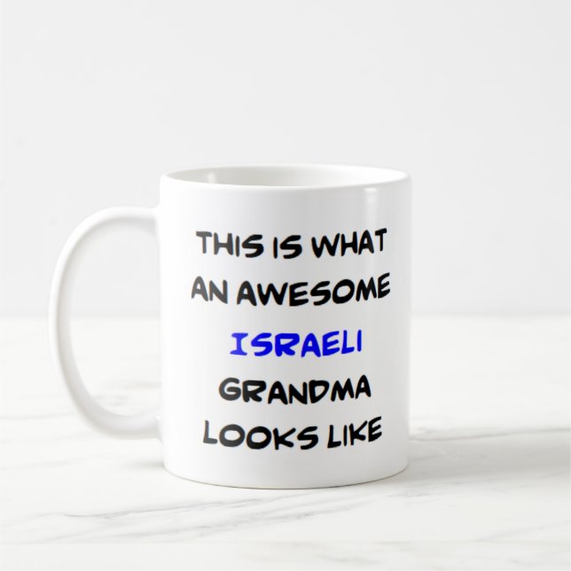 Taza De Café abuela israelí, impresionante (Izquierda)