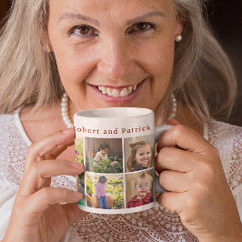Taza De Café Abuela linda collage tipografía 
