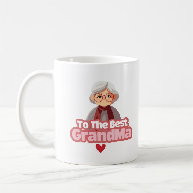 Taza De Café abuela Lovers Mug (Izquierda)