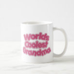 Taza De Café Abuela más fría del mundo<br><div class="desc">Por la mejor abuela del mundo. Genial para el Día de los Abuelos.</div>
