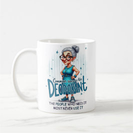 Taza De Café Abuela Moderna Simple Linda y Elegante