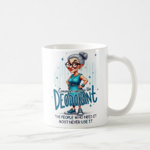 Taza De Café Abuela Moderna Simple Linda y Elegante
