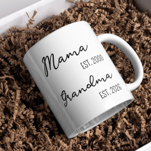 Taza De Café Abuela Mug, Personalizado haciendo juego con Mug p
