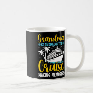 Taza De Café Abuela Nieta Recuerdos Para Vacaciones De Crucero