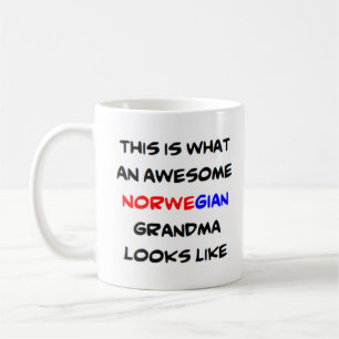 Taza De Café abuela noruega, increíble