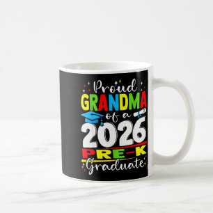 Taza De Café Abuela orgullosa de graduada de prekín de 2026 día