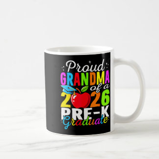 Taza De Café Abuela orgullosa de la graduada de prekín de 2026 