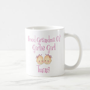 Taza De Café Abuela orgullosa de los gemelos del chica