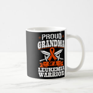 Taza De Café Abuela Orgullosa De Un Guerrero De La Leucemia Abu