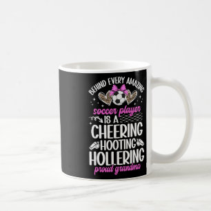 Taza De Café Abuela orgullosa de un jugador de fútbol Abuela de
