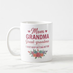 Taza De Café Abuela para mujeres mamá abuela bisabuela