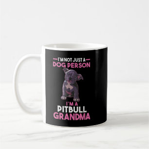 Taza De Café Abuela Perro Pitbull Abuela T-Shirt