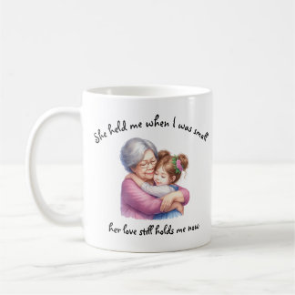 Taza De Café Abuela personalizada Abrazo clásico, 325 ml