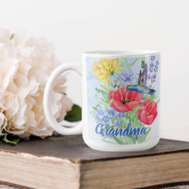 Taza De Café Abuela personalizada Hummingbirds