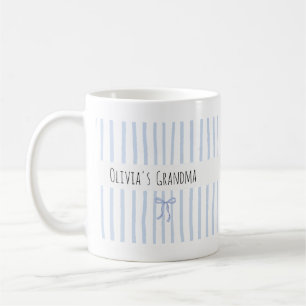 Taza De Café Abuela Personalizada Nombre Nieto Personalizado