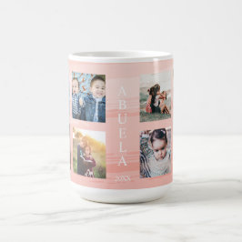 Taza De Café Abuela Pink Ombre