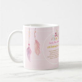 Taza De Café Abuela POEM FOTO Flores rosadas Cumpleaños