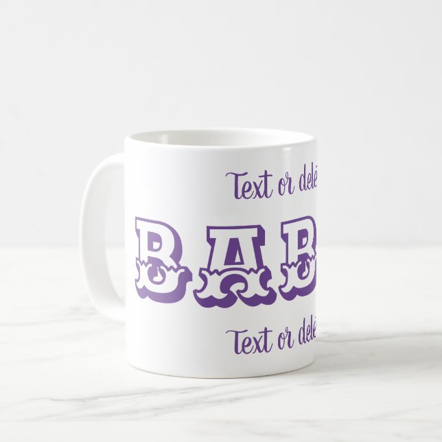 Taza De Café Abuela polaca Babci personalizada (Anverso izquierdo)
