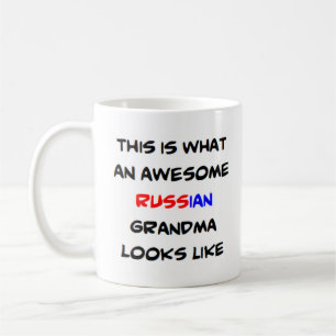 Taza De Café abuela rusa, impresionante