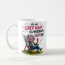 Taza De Café Abuela Rústica Elegante