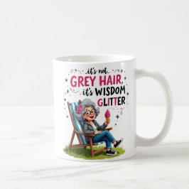 Taza De Café Abuela Rústica Elegante