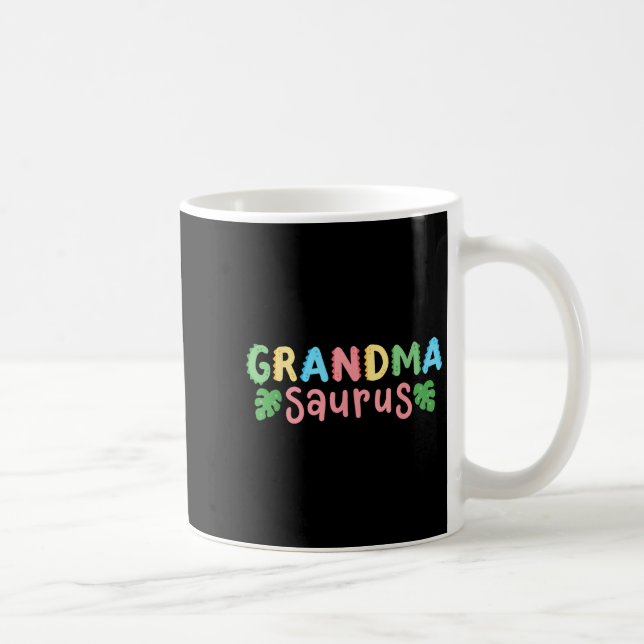 Taza De Café Abuela Saurus Kids Dinosaur Birday Party Family (Derecha)