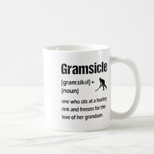 Taza De Café Abuela Sicle Divertida Definición de Hockey sobre