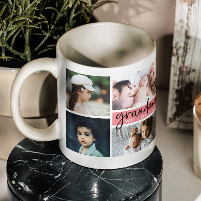 Taza De Café Abuela te queremos Collage de fotos (Subido por el creador)