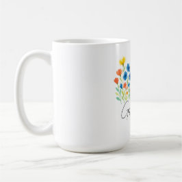 Taza De Café Abuela Wildflower Mug | Personalizado Est. Año-