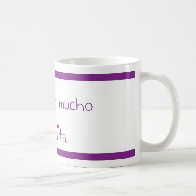 Taza De Café Abuelita del mucho del quiero de Te (Derecha)