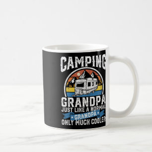 Taza De Café Abuelo Acampando Camper Divertido Rv Retro Papa Al