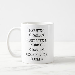 Taza De Café Abuelo agricultor mucho más genial divertido