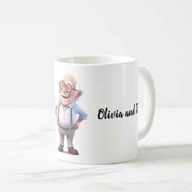 Taza De Café Abuelo Coffee Mug (Anverso derecho)